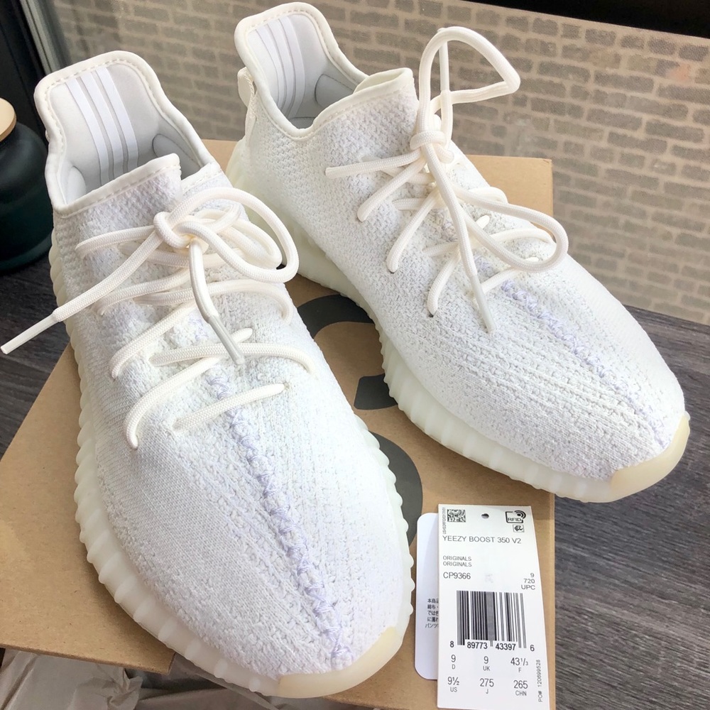*SOLD NEW Mens Adidas Yeezy Boost 350 White V2 9.5